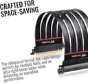 Thermaltake TT Premium PCIe 4.0 Flexible Riser Cable 300mm AC-058-CO1OTN-C1 thumbnail 4