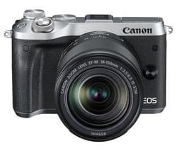CANON EOS M6 Mirrorless Camera with EF-M 18-150 mm f/3.5-6.3 IS STM Lens - Silver