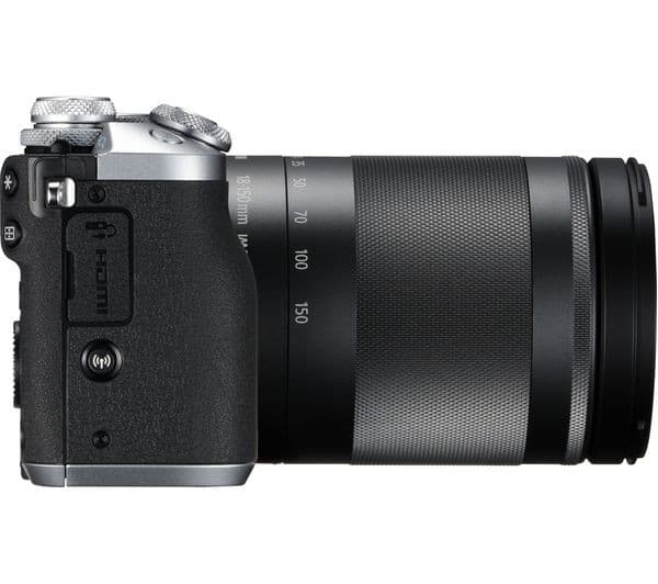 Canon EOS M6 Mirrorless Camera EF-M 18-150mm f/3.5-6.3 IS STM Lens Kit - Silver - Image 4