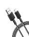 Anker 322 USB-C to USB-A 1.8 m Charge/Data Cable, 30 W Powered, Fast Charge up to 15 W - 3A/5 V, Data Transfer Rate up to 480 Mbps, Black thumbnail 3