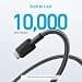 Anker 322 USB-C to USB-A 1.8 m Charge/Data Cable, 30 W Powered, Fast Charge up to 15 W - 3A/5 V, Data Transfer Rate up to 480 Mbps, Black thumbnail 5