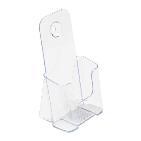 Deflecto® Literature DocuHolder®  Brochure/Leaflet Size  7 3/4 H x 4 1/4 W x 3 1/4 D  Clear - Image 1