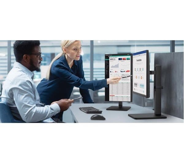 LG BA450 Full HD IPS LED Monitor 100Hz 24" - Black - Image 7