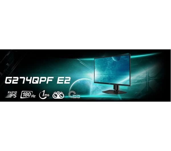MSI G274QPF-E2 Quad HD 27" IPS Gaming Monitor - Black - Image 3