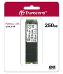 250GB Transcend PCIe SSD 115S NVMe M.2 2280 PCIe Gen3 x4 SSD thumbnail 4