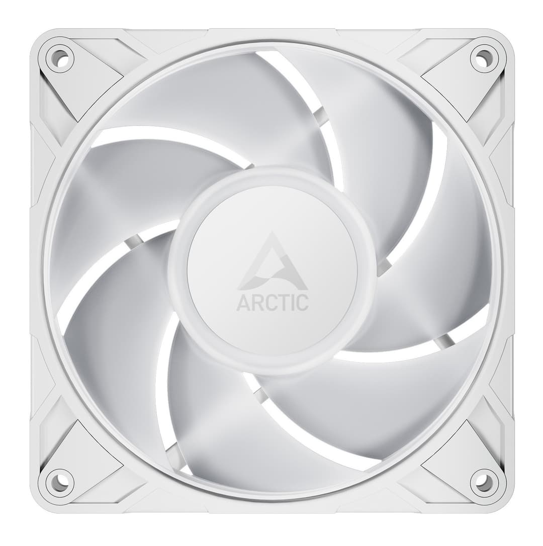 ARCTIC Freezer P12 Pro A-RGB (White) - 3 Pack 120 mm A-RGB PWM Fan with Cable Splitter - Image 4