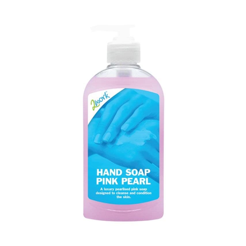 2Work Hand Soap 300ml Pink Pearl 6 Pack 2W07294 2W07294