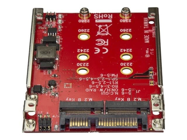 StarTech S322M225R M.2 to SATA Adapter Red