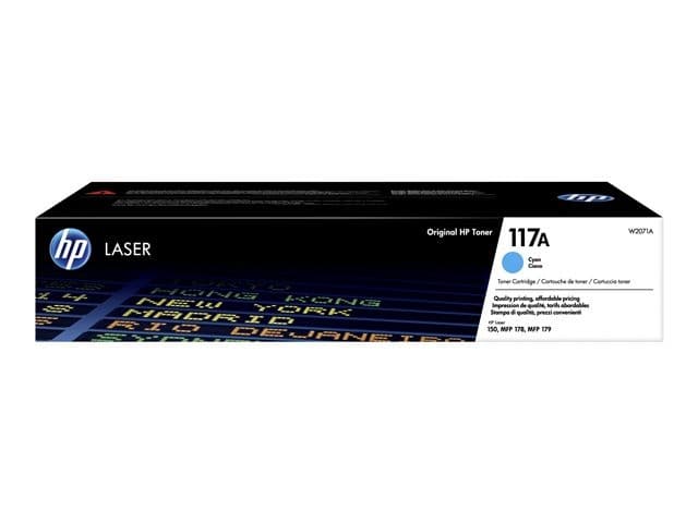 HP 117A - cyan - original - toner cartridge (W2071A)