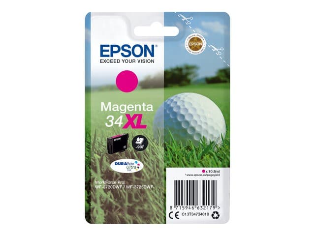 Epson 34XL - XL - magenta - original - ink cartridge - Image 1
