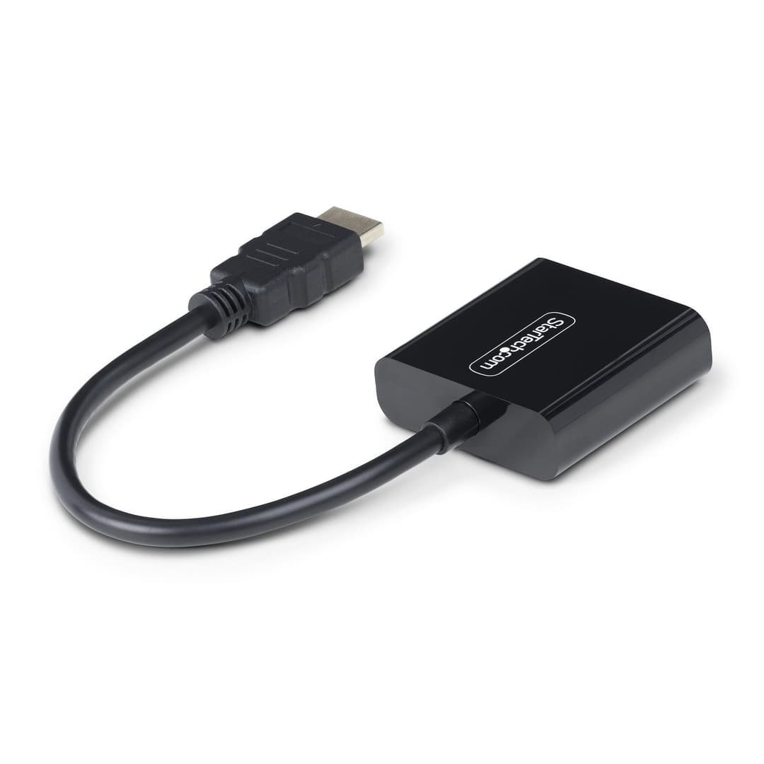 StarTech.com HDMI to VGA Adapter, Active Video Converter For Laptop/Desktop, 1920x1080 (1080p), HDMI Source to VGA Monitor/Display/Projector - Image 2