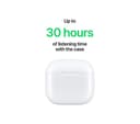 Apple AirPods 4 (ANC) Wireless Earbuds - White thumbnail 7