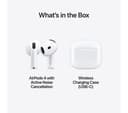 Apple AirPods 4 (ANC) Wireless Earbuds - White thumbnail 9