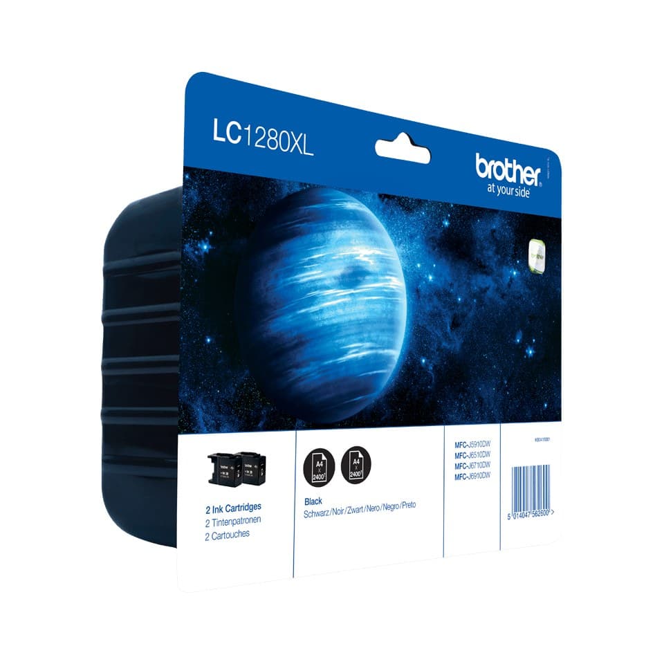 Brother Ink Cartridge Pack: Black x2 - Image 1