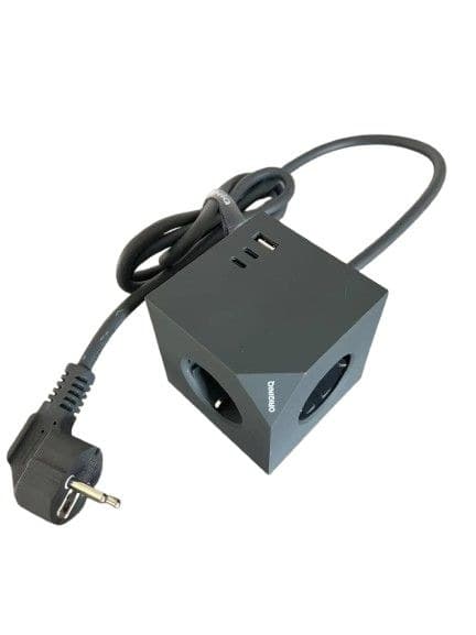 Power Cube, 3 Schuko outlets - Image 1