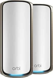 NETGEAR Orbi 970 Series Quad-Band WiFi 7 Add-On Satellite RBE970