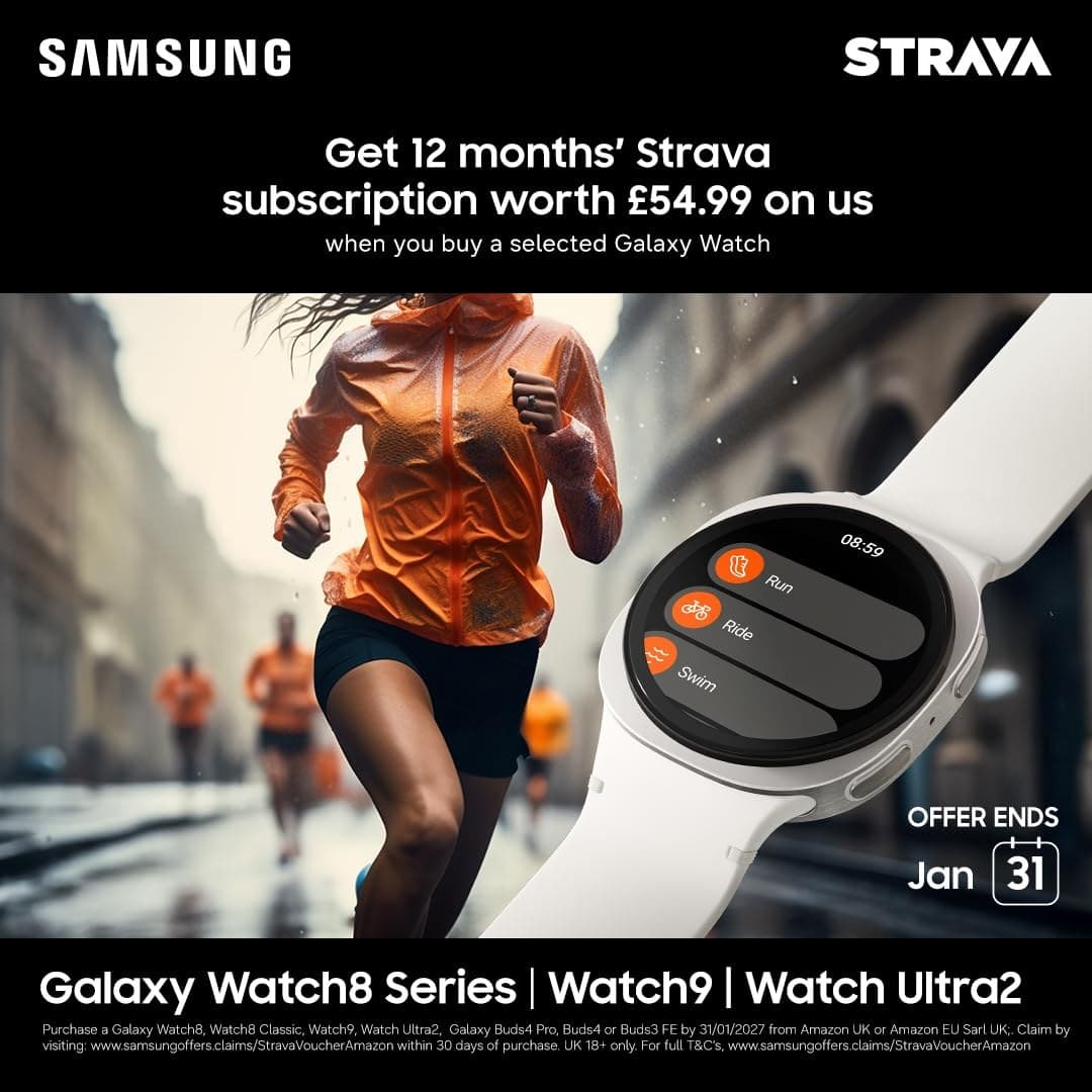 Samsung Galaxy Watch8 Smartwatch 44mm LTE - Silver - Image 2