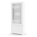 Chief ImpactTM Floor Mounted Kiosk, Portrait 55" White thumbnail 1