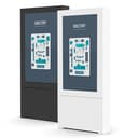 Chief ImpactTM Floor Mounted Kiosk, Portrait 55" White thumbnail 3