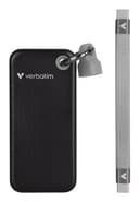Verbatim Pocket SSD USB 3.2 Gen 2 128GB Black/Grey thumbnail 3