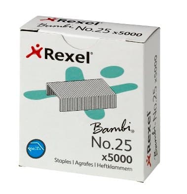 Rexel No. 25 (6/4) Staples (5000) - Image 1