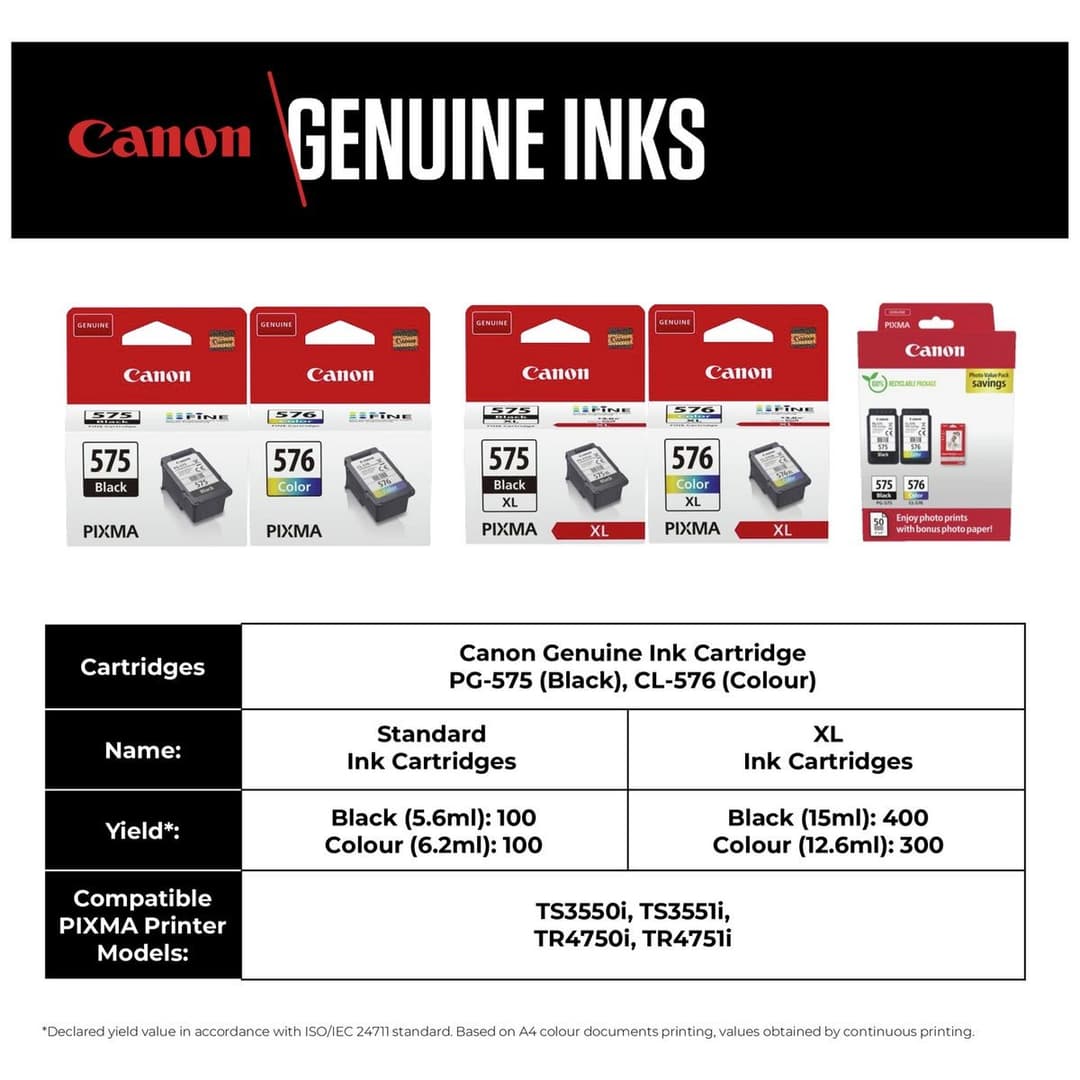 Canon CL-576XL Color Ink Cartridge - Image 2
