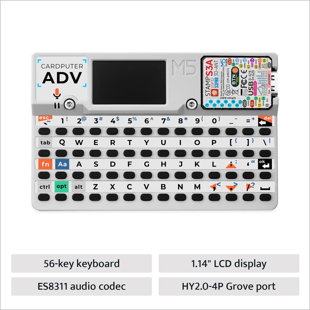 M5Stack Cardputer Adv (ESP32-S3) Programmable Card-Sized Computer - Image 5
