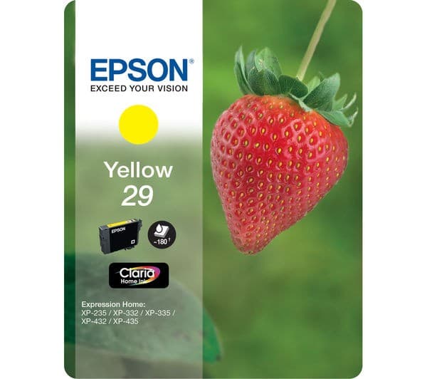 EPSON Strawberry 29 Yellow Ink Cartridge - Image 1