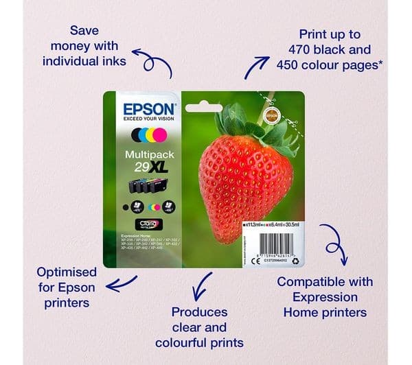 EPSON Strawberry 29 Yellow Ink Cartridge - Image 2