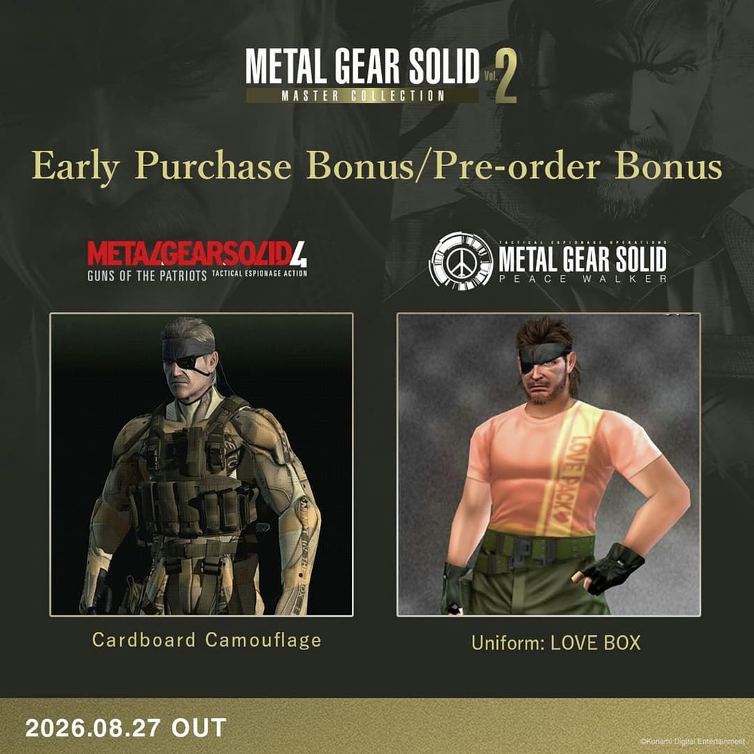Metal Gear Solid Master Coll Vol.2 D1 Ed PS5 Game Pre-Order - Image 2