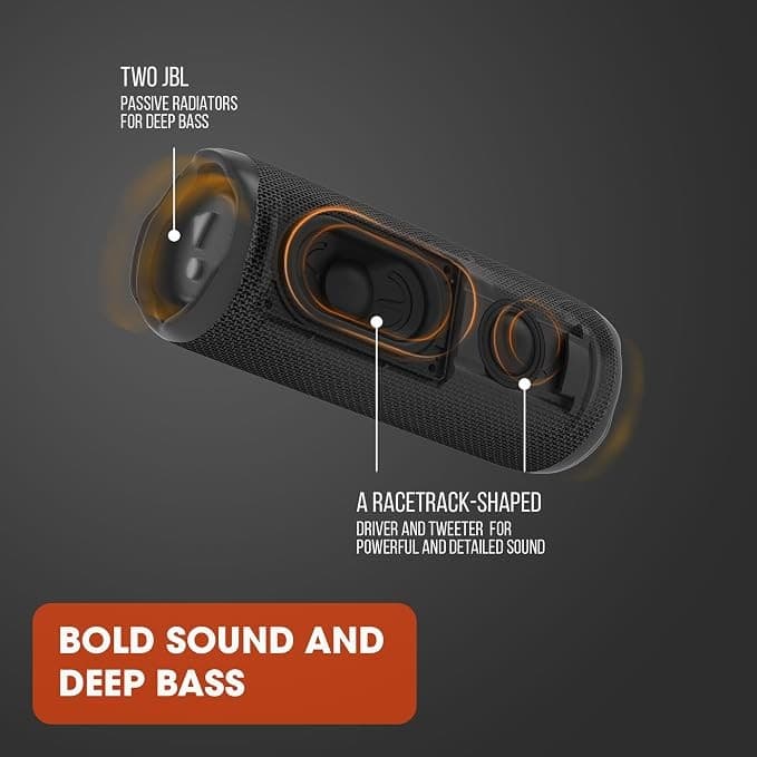 JBL Flip 6 Portable Waterproof Bluetooth Speaker - Camo - Image 3