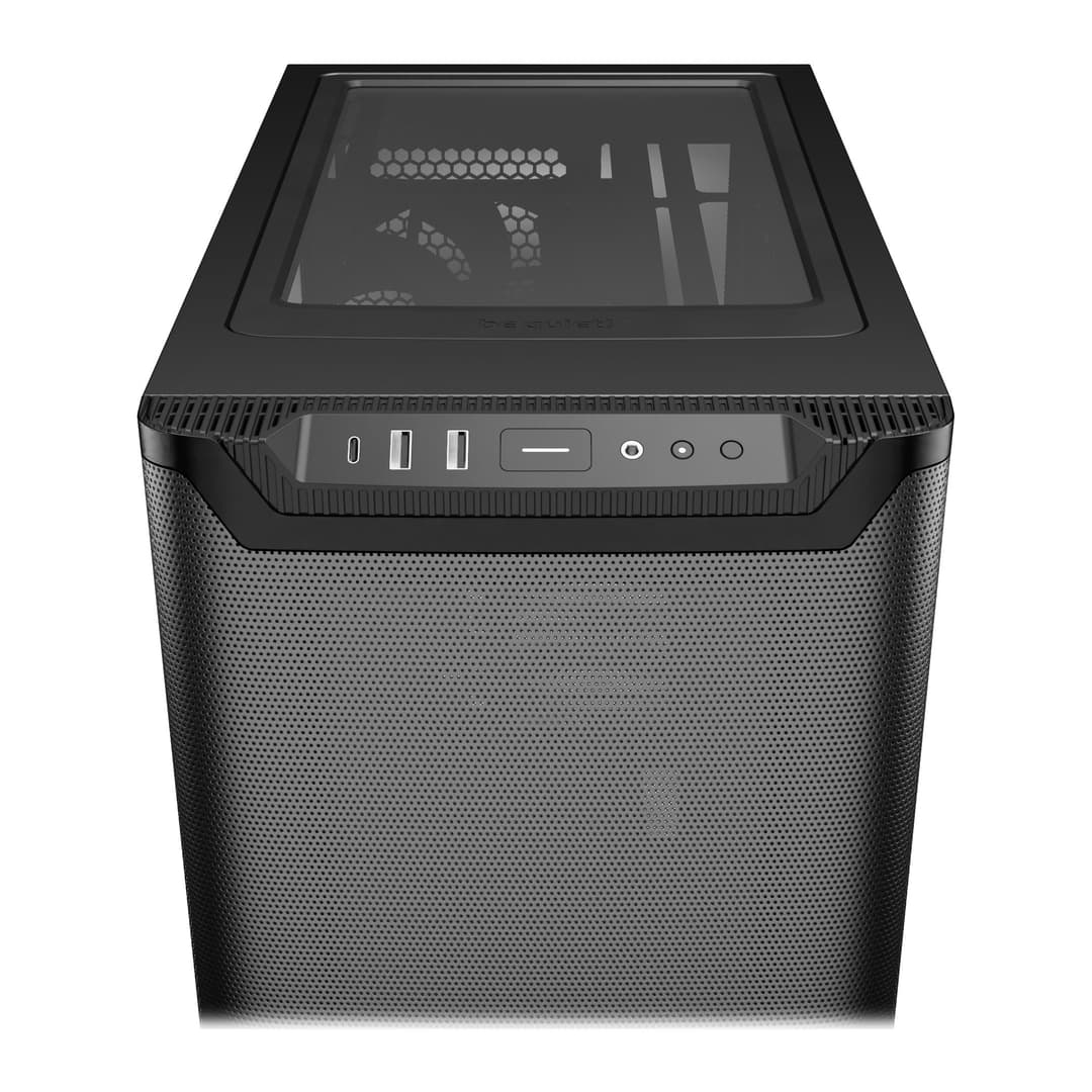 be quiet! Pure Base 501 Airflow Black Mid Tower PC Gaming Case - Image 3