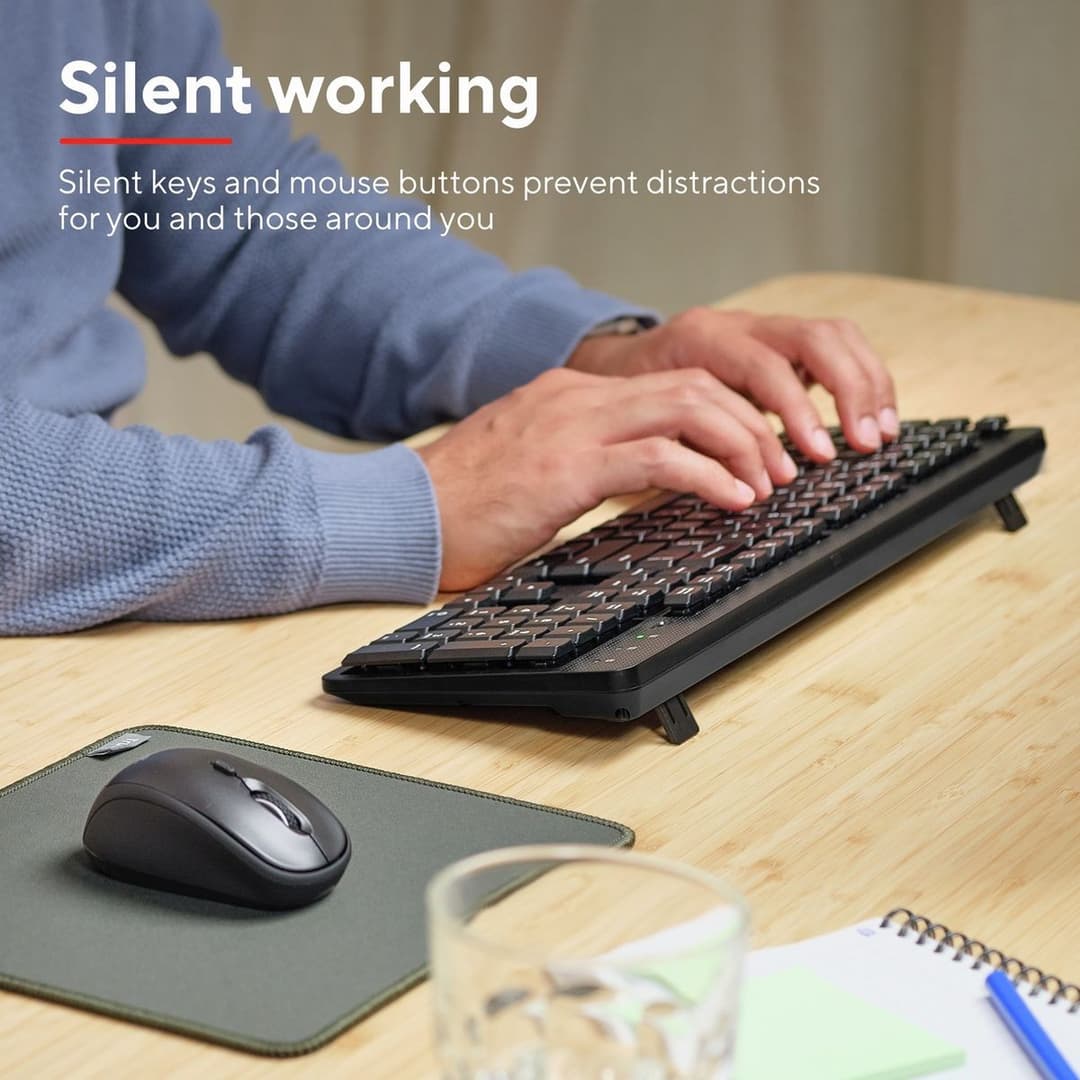 Trust ODY II Wireless Keyboard and Mouse Deskset - Image 6