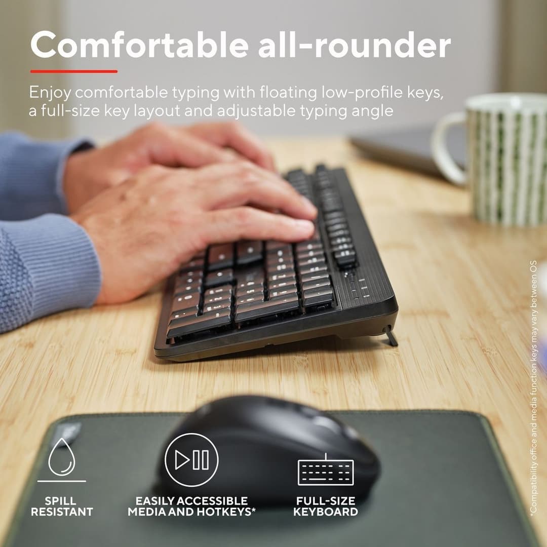 Trust ODY II Wireless Keyboard and Mouse Deskset - Image 8