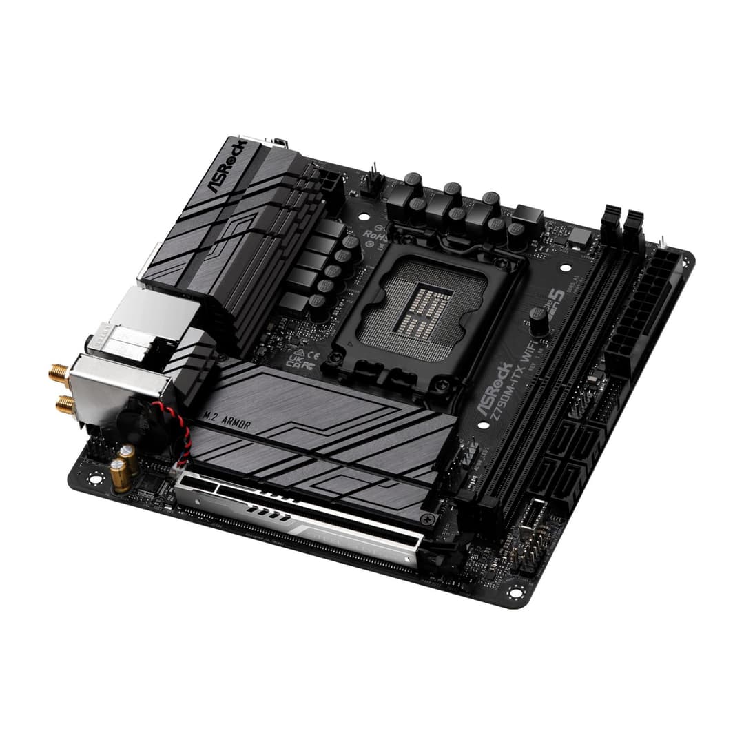 Asrock Z790M-ITX WIFI Intel Z790 DDR5 Mini-ITX Socket LGA 1700 Motherboard - Image 3