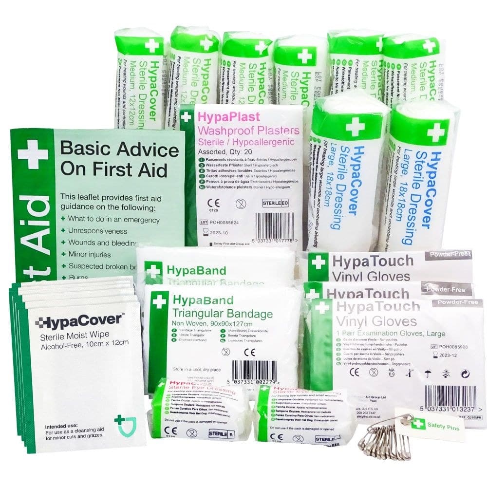 Hypa Workplace First Aid Kit Refill 1-101 10 Persons - Image 1