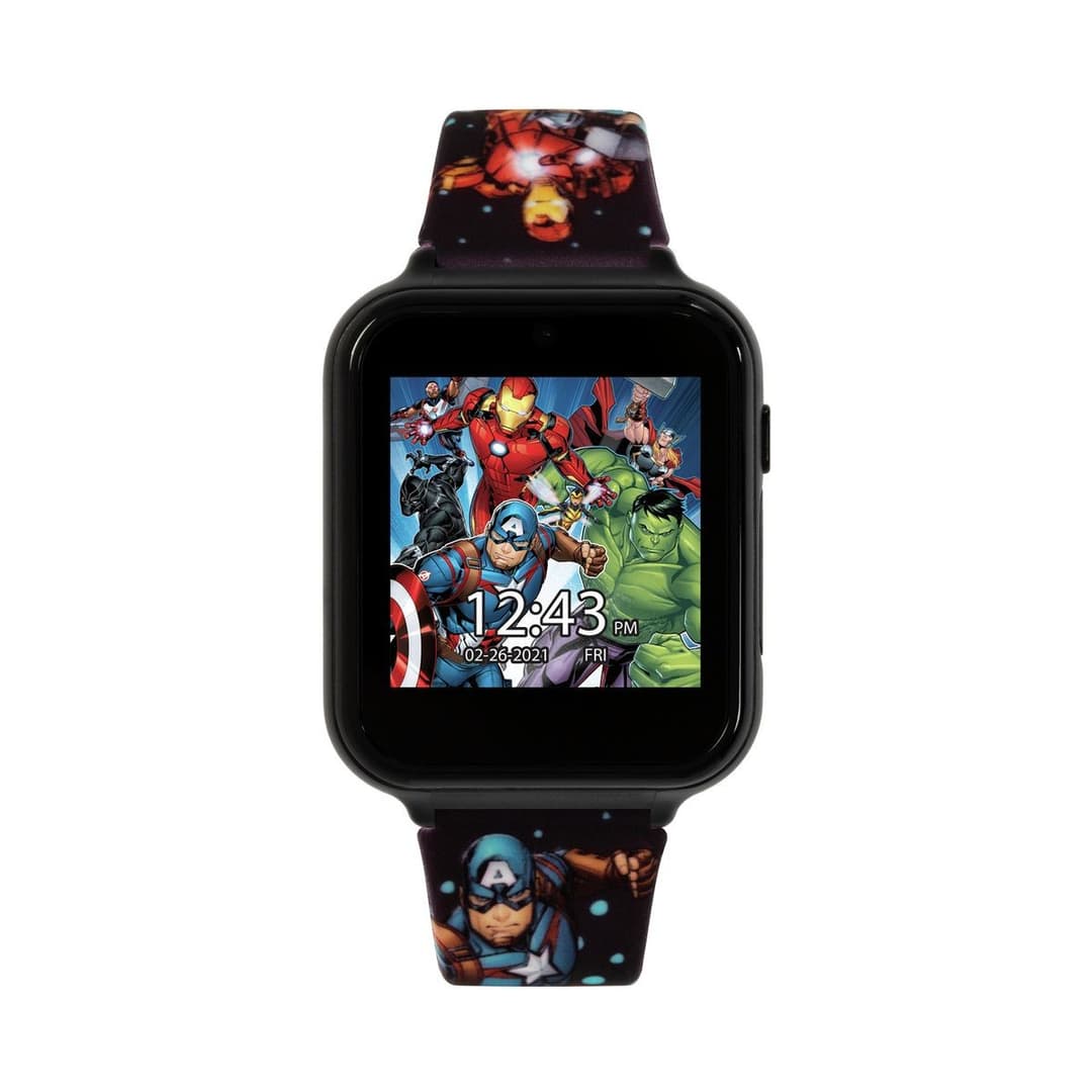 Disney Marvel Avenger Kids Multicolored Silicone Strap Watch - Image 1