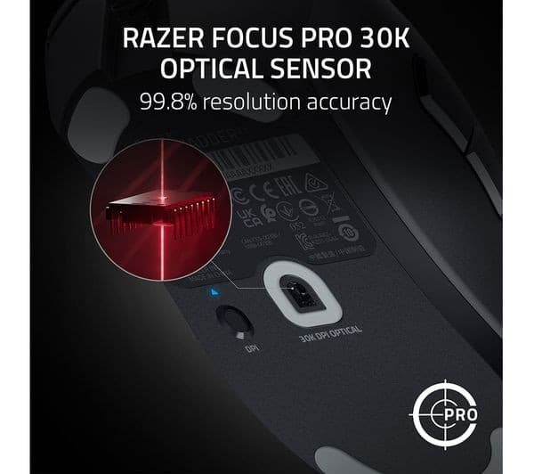 RAZER DeathAdder V3 Optical Gaming Mouse Black - Image 4