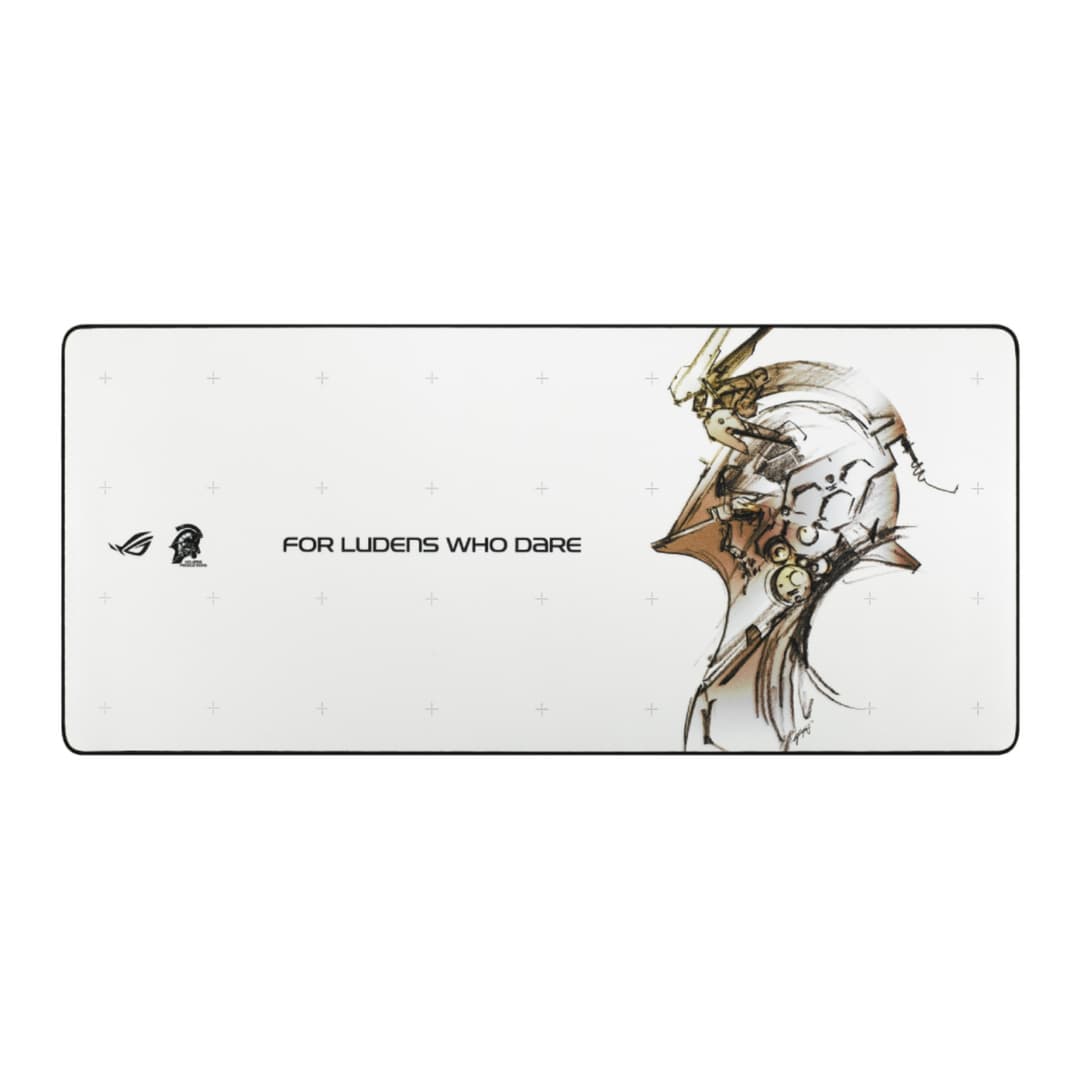 ASUS ROG Scabbard II XXL-KJP Kojima Productions Edition Gaming Mouse Pad 900 x 400 mm - White - Image 1