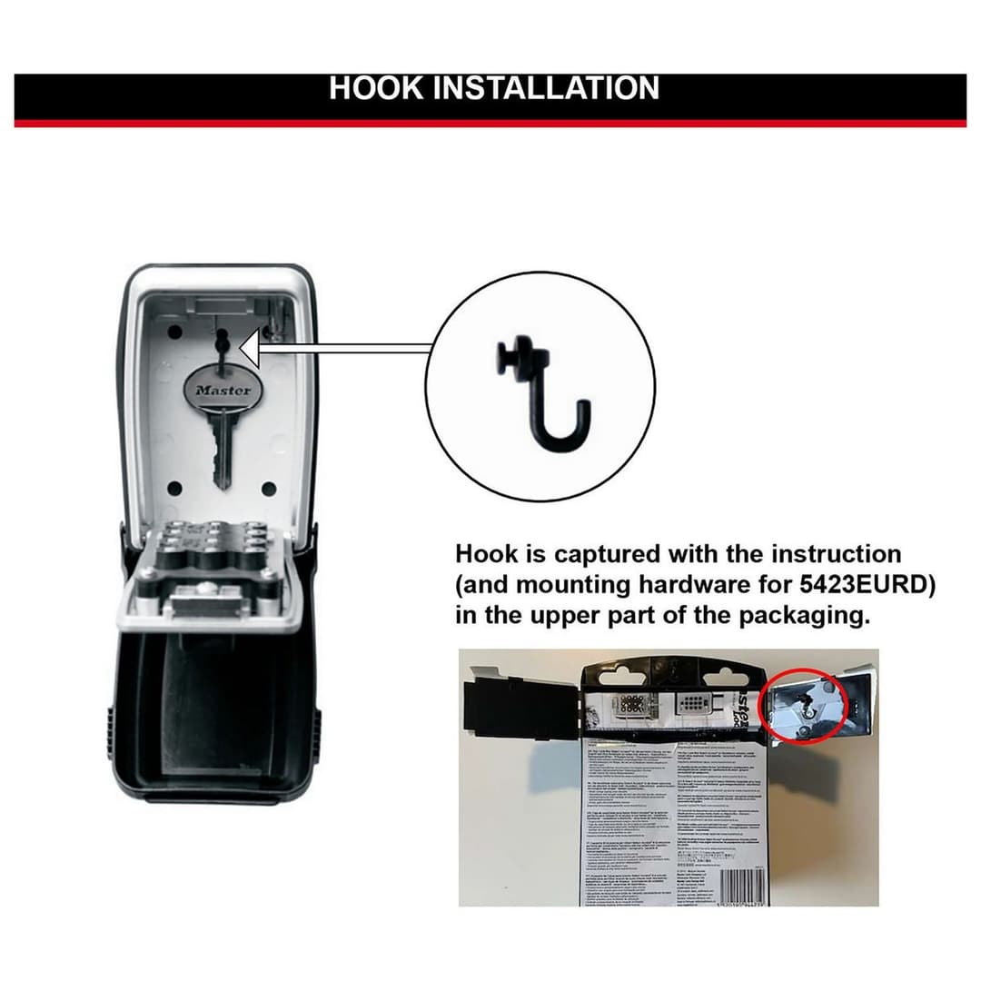 Master Lock Push Button Combination Key Safe - Image 4