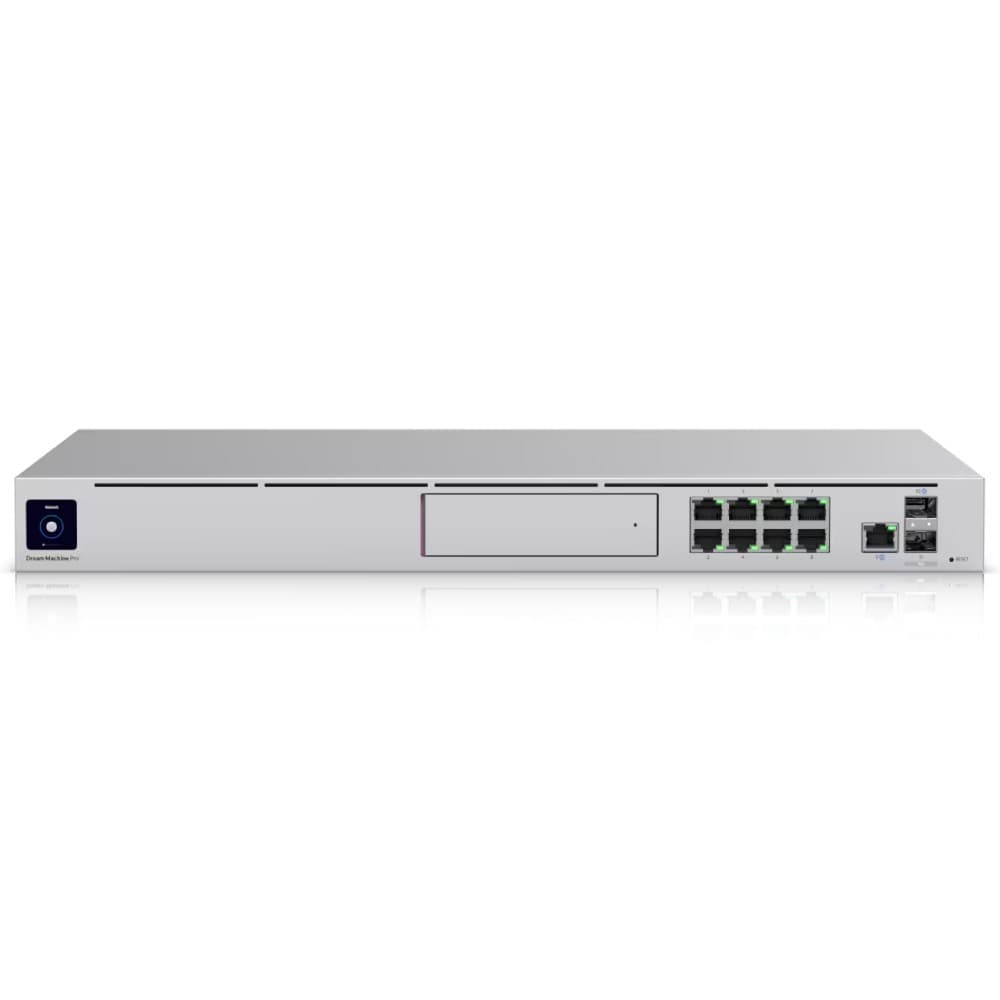 Ubiquiti UniFi Dream Machine Pro (UDM-Pro) 1U Cloud Gateway with UniFi Controller, 8x GbE, 1x GbE WAN, 2x 10G SFP+