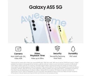 Samsung Galaxy A55 5G 128GB Lilac - Image 7