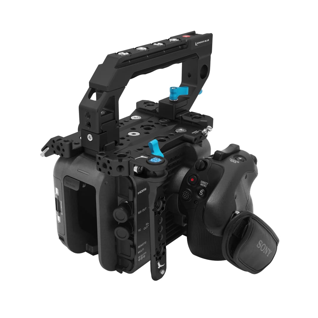 KONDOR BLUE | Cage with Top Handle for Sony FX6 | Raven Black - Image 1