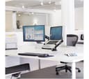 FELLOWES Platinum Series Dual Arm Full Motion 40" Monitor Desk Mount thumbnail 5