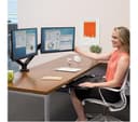 FELLOWES Platinum Series Dual Arm Full Motion 40" Monitor Desk Mount thumbnail 8