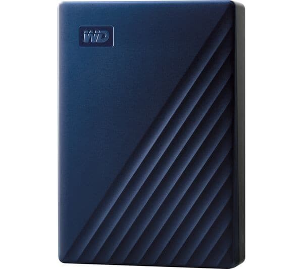 WD My Passport 6TB Portable Hard Drive - Blue - Image 1