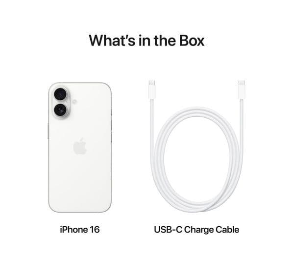 Apple iPhone 16 - 256 GB, White - Image 9