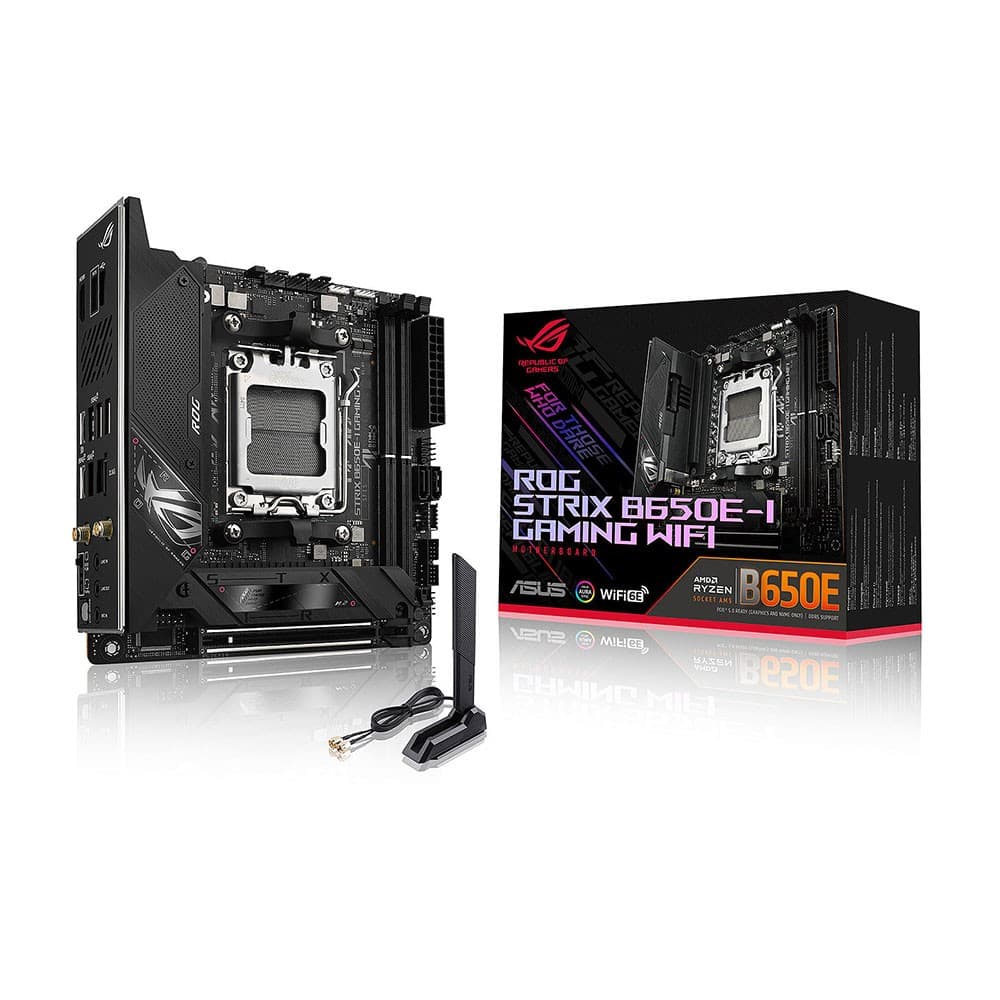 ASUS ROG Strix B650E-I Gaming WiFi AMD B650 Socket Mini ITX Motherboard - 90MB1BI0-M0EAY0