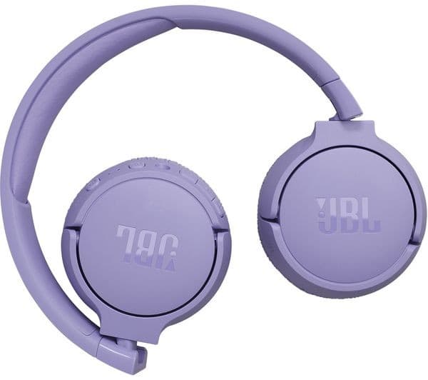 JBL Tune 670NC Wireless Bluetooth On-Ear Noise-Cancelling Headphones - Purple - Image 8