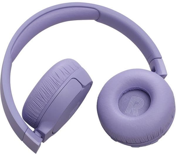 JBL Tune 670NC Wireless Bluetooth On-Ear Noise-Cancelling Headphones - Purple - Image 9